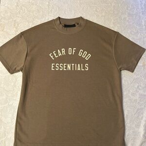 Essentials Brown Short Sleeve Tee